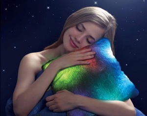 Декоративная светящаяся подушка со светодиодами Млечный путь ― Телемагазин Топ Шоп Омск